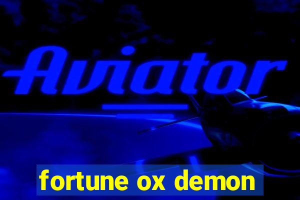 fortune ox demon